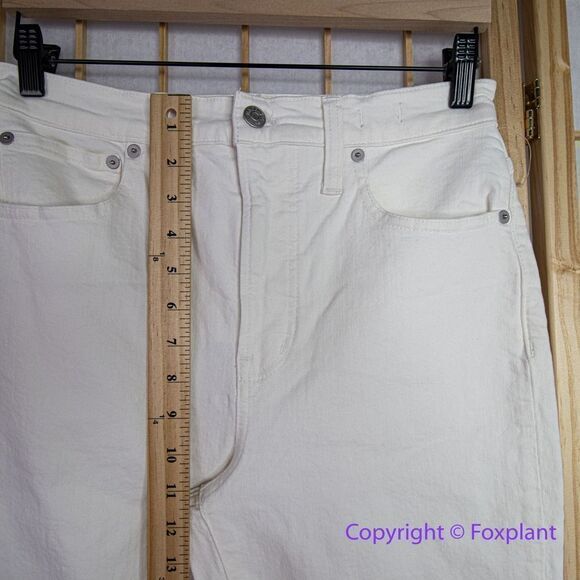 NEW Madewell The‎ High-Rise Perfect Vintage Jean in Tile White, 27 - Picture 5 of 16